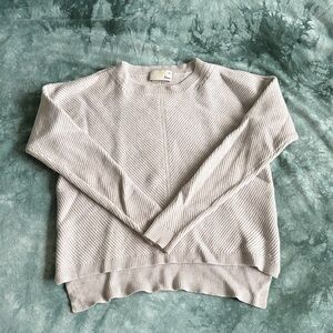 Wilfred Light Gray Crew Neck Sweater - L